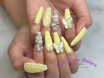 アン ジョーヌドラゴ/【ロングネイル】パステルネイル