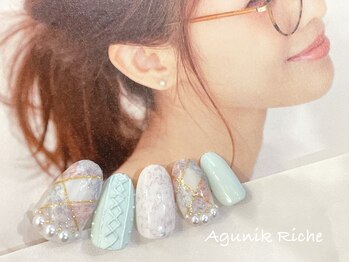 アグニークリッシェ(Agunik Riche)/【チェックネイル】