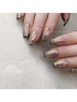 ノエム ネイルサロン(NOEM)/オーロラ×ブラック★