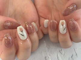 【森】チューリップネイル