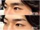 オクリ 表参道店(OCULI)の写真/メンズも大好評！眉毛のプロにお任せ♪自眉をベースに垢抜け、スッキリアイブロウへ◎