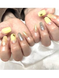 元気が出るイエローネイル