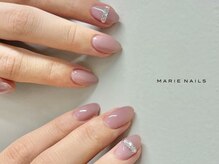 マリーネイルズ 表参道店(MARIE NAILS)/定額￥6,600 シンプル 1116d