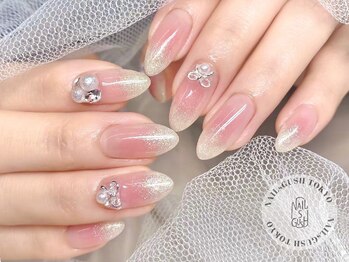 ネイルズガッシュ 武蔵小山店(NAILsGUSH)の写真/【ラメグラ・ワンカラー¥5500♪】技術・雰囲気・おもてなし…どこをとっても大満足な、数少ない上質サロン!