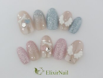 エリクサーネイル 池袋(Elixir Nail)/定額bカジュアル/クーポン使用