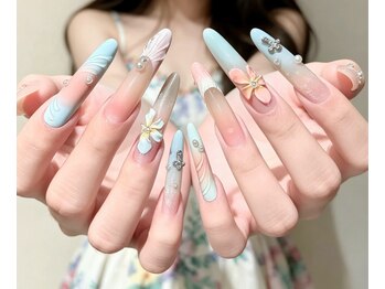 エスケイネイルサロン(S Kネイルサロン)の写真/繊細な手描きや個性派アートもセンス◎誰よりもお洒落なネイルに♪【持込OK☆アート＆つけ放題】