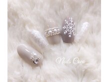 ネイルズ ココ(nails COCO)/雪の結晶ネイル