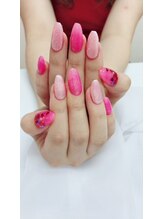 ネイルサロンアンドジュエリー アリュール(ALLURE)/ガーリーピンクネイル★