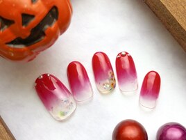 秋グラテ゛ネイル