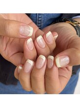 ネイルエース(Nail Ace)/クリームイエローフレンチ