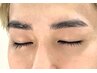 【垢抜け大変身!男性人気】眉毛パーマ+スタイリングWAX(パラレルブロウ)¥6000