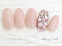 ラグジュアリーネイルズ オオミヤ(Luxury Nails Omiya)/敷き詰めビジュー