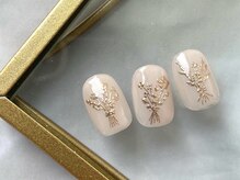 アメリアンドカシェット(Amelie&Cachette)/ウェディングネイル：maika