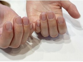 ジェルオフ+ネイルケア