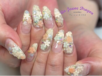 アン ジョーヌドラゴ/【自爪ネイル】ストーンアート