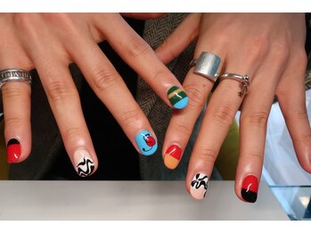 ペントハウス(Penthouse)/ポップなメンズネイル