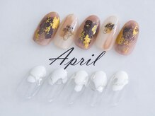 エイプリルプラス(April plus)/ニュアンス　ネイル