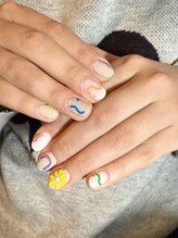 プルメリア(Plumeria)/個性派ネイル 持ち込みデザイン