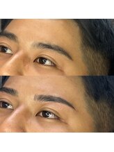 ボスブロウ 大垣店(BOSS BROW)/【メンズ眉毛】before after