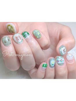 手描きアートが得意なサロン