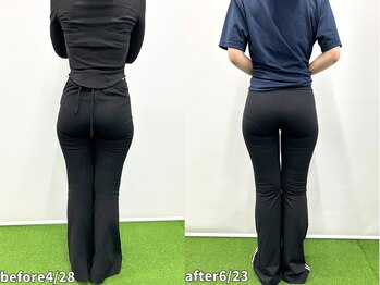 モア 札幌澄川店(MORE)/パーソナルジムMORE BeforeAfter