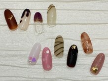 ティーネイル/バレンタインネイル