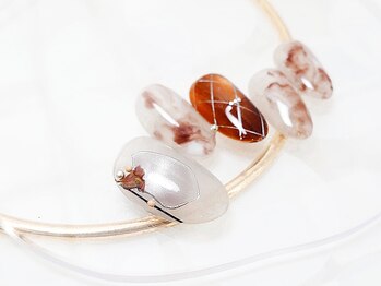 ネイルサロンアンドスクール ディスディアーナ(Disdirena)/2月ジェル定額B/大人カジュアル