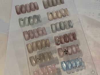 デイシー ネイルアンドアイラッシュ 新宿(deicy)/【定額】glass magnet design