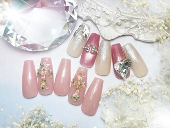 シエル(Ciel)の写真/モテネイルならコレ★【ワンホン定額 ¥7800】流行りの大人デザイン10種ご用意◎オフもずっと無料で通える！