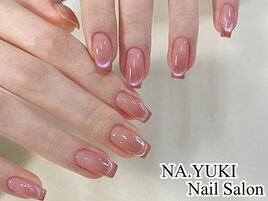 大人っぽいネイル初夏マーメイド