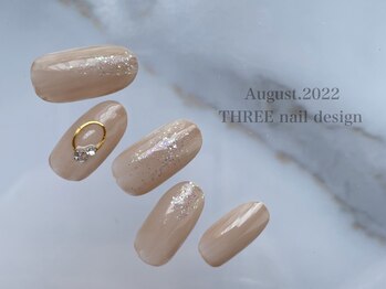 スリー(THREE)/Augusut.2022/nail design 