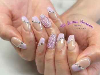 アン ジョーヌドラゴ/【自爪ネイル】パープルネイル