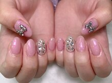 ラッキーネイル(lucky nail)/リボンネイル