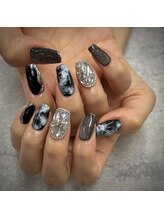 ネイルサロンファストネイルプラス 新宿店(FAST NAIL PLUS)/2024夏ネイル【モノトーン】