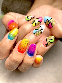 ラキネイル(LAKI Nail)/カラフルネイル