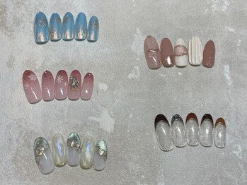 ジル 原店(JilL)の写真/季節やイベントに合ったお洒落なデザインが揃う今月の選べるキャンペーンネイルあり☆定額ネイルは¥6,600～