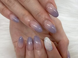 【山崎】あじさいネイル