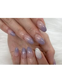 【山崎】あじさいネイル