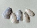 寒色系ニュアンスネイル/大理石