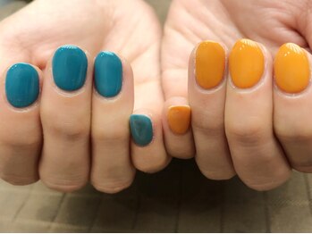 プラハネイル(+HER 美甲)/アシメ