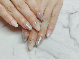 オーロラフィルムネイル