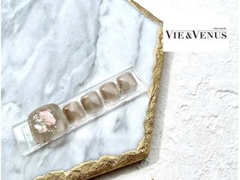 夏季限定フットネイルデザイン