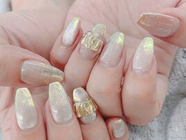 【山田】マグネット全面ネイル