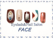 アイラッシュアンドネイルサロン フェイス(Eyelash&NailSalon FACE)/ハンド定額ネイル　￥8.500