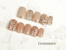 キラキラ☆クリスマスネイル