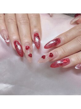 うるうるハートネイル♪