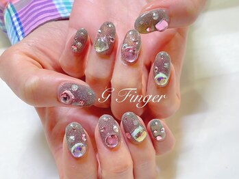 キラキラ♪ビジューネイル