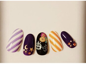 まだまだハロウィンネイル