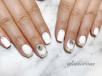 ネイルグラマラス 西新井店/《パラジェル》上品ホワイト