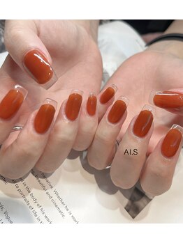 アース オーセンティック ネイル 越谷レイクタウン店(EARTH Authentic Nail)/クリアフレンチ２.5H